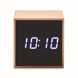 Sveglia in bamboo MARA CLOCK egla