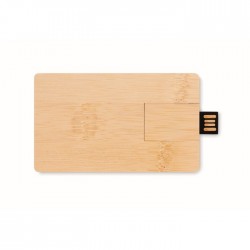 USB in bamboo da 16GB CREDITCARD PLUS Edie