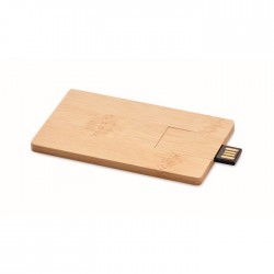 USB in bamboo da 16GB CREDITCARD PLUS Edie