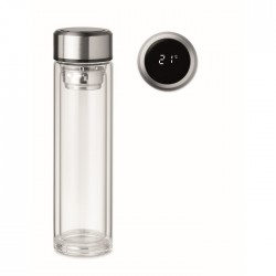 Thermos con termometro touch POLE GLASS edru