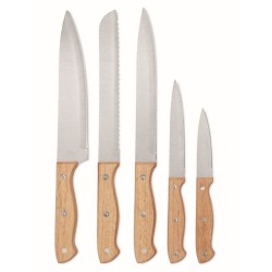 Set ceppo e 6 coltelli GOURMET fouad