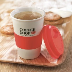 Tazza in ceramica e silicone TRIBECA bassanina