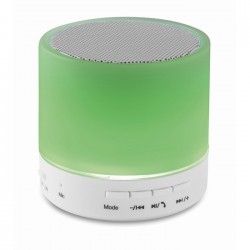 Speaker wireless con LED ROUND WHITE Bibiane