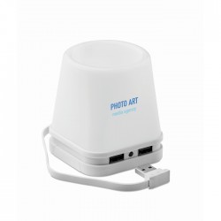 Portapenne hub con luce LED FUJI bner