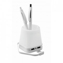 Portapenne hub con luce LED FUJI bner