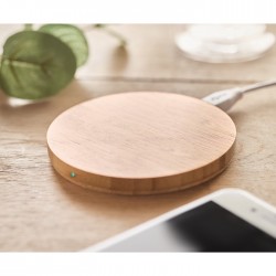 Caricatore wireless in bamboo RUNDO bonneanne