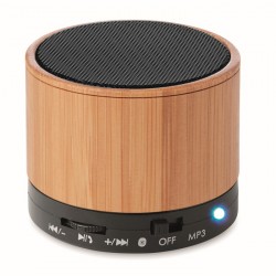 Speaker wireless in bamboo ROUND BAMBOO brenna