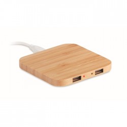 Caricatore wireless in bamboo CUADRO Bronno