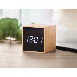 Sveglia in bamboo MARA CLOCK egla