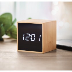 Sveglia in bamboo MARA CLOCK egla