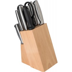 Set da cucina 14 elementi in acciaio inox Evelyne