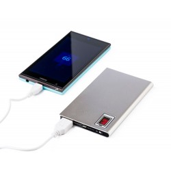 Powerbank in alluminio, 4000mAh fabrizo