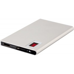 Powerbank in alluminio, 4000mAh fabrizo