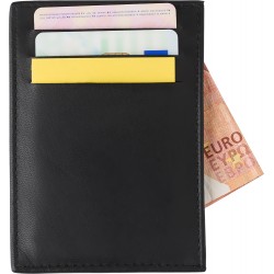 Porta carta di credito RFID in pelle fenesia