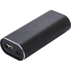 Power bank con auricolari wireless, in alluminio fenicia