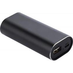 Power bank con auricolari wireless, in alluminio fenicia