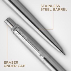 Parker, portamina Jotter Core in acciaio inox festino