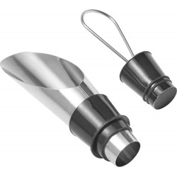 Set da vino 2 accessori, in acciaio inox fideo