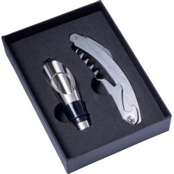 Set da vino 2 accessori, in acciaio inox fideo