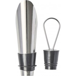 Set da vino 4 accessori, in acciaio inox fidia