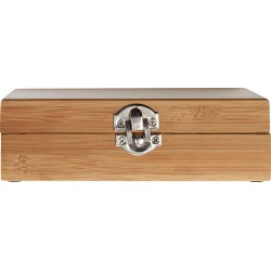 Set vino in bamboo ed acciaio inox Filibert