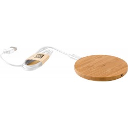 Caricabatterie wireless in bamboo filiberto