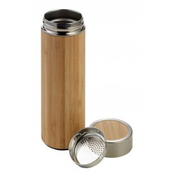 Thermos in e bamboo a doppia parete, capacità 420 ml filomenna