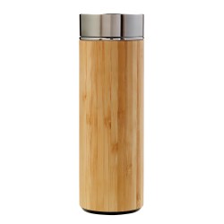 Thermos in e bamboo a doppia parete, capacità 420 ml filomenna