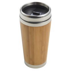 Tazza termica in bamboo a doppia parete, capacità 400 ml finao