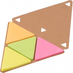 Memo stick adesivi, forma triangolo Finn