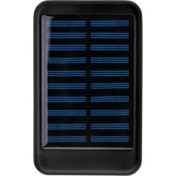 Power Bank solare in alluminio, capacità 4.000 mAh firmano