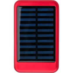 Power Bank solare in alluminio, capacità 4.000 mAh firmano