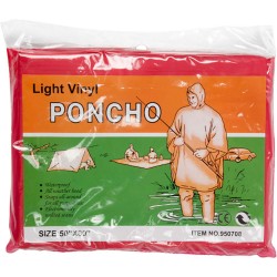 Poncho d'emergenza in PVC flamina