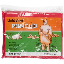 Poncho d'emergenza in PVC flamina