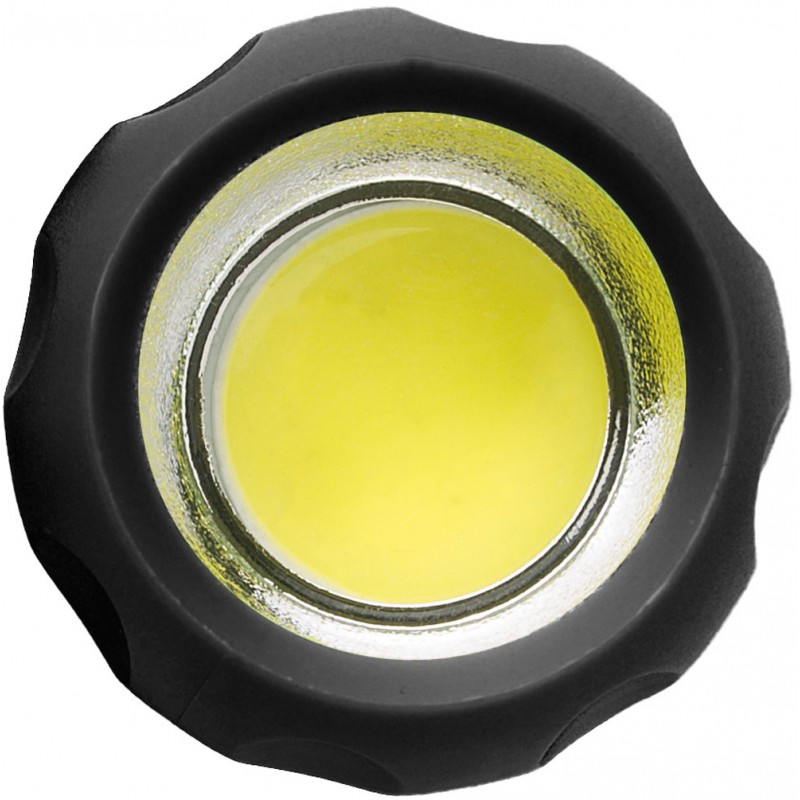 Torcia tascabile con illuminazione led COB, in ABS Geiri