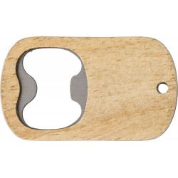 Apribottiglie in legno di faggio e acciaio inox Gelemso