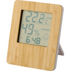 Stazione meteorologica in bamboo e ABS Gelmar