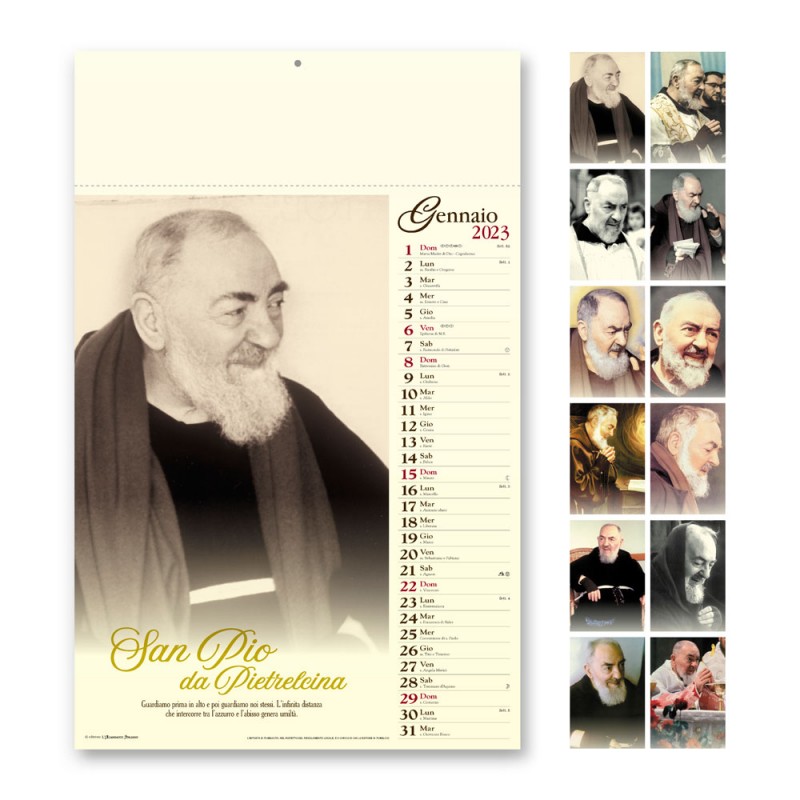 CALENDARIO SAN PIO Cabaret