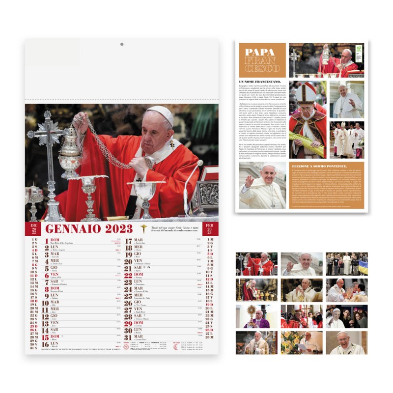 CALENDARIO PAPA FRANCESCO Caceres