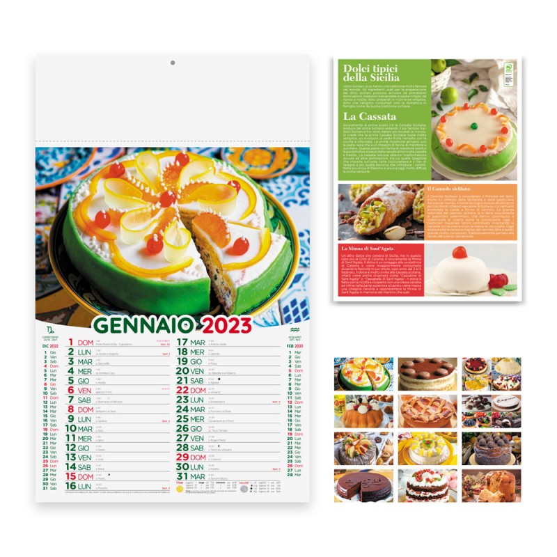 CALENDARIO DOLCI gemmo