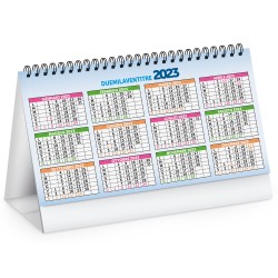 CALENDARIO DA TAVOLO MULTICOLOR FLUO duccia