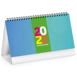 CALENDARIO DA TAVOLO MULTICOLOR FLUO duccia