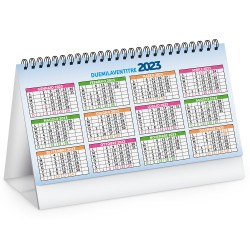 CALENDARIO DA TAVOLO MULTICOLOR FLUO duccia