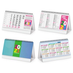 CALENDARIO DA TAVOLO MULTICOLOR FLUO duccia