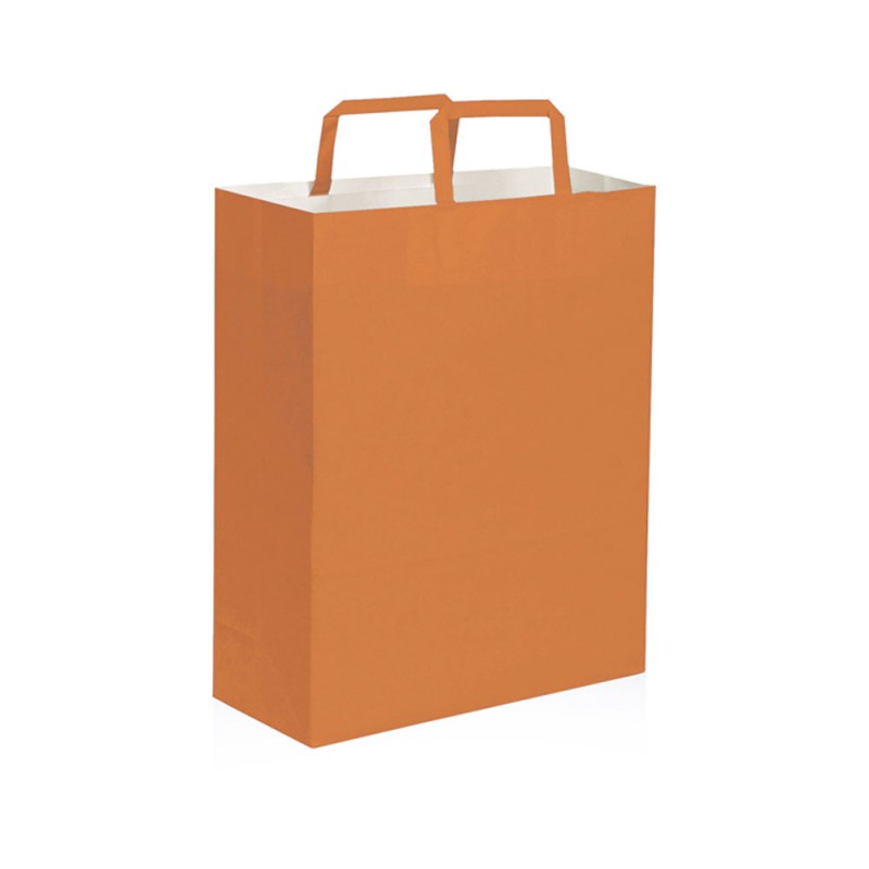 SHOPPER CARTA KRAFT 22 x 29 + 10 MANIGLIA PIATTA Changji