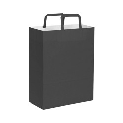 SHOPPER CARTA KRAFT 19 x 24 + 7 MANIGLIA PIATTA Changle