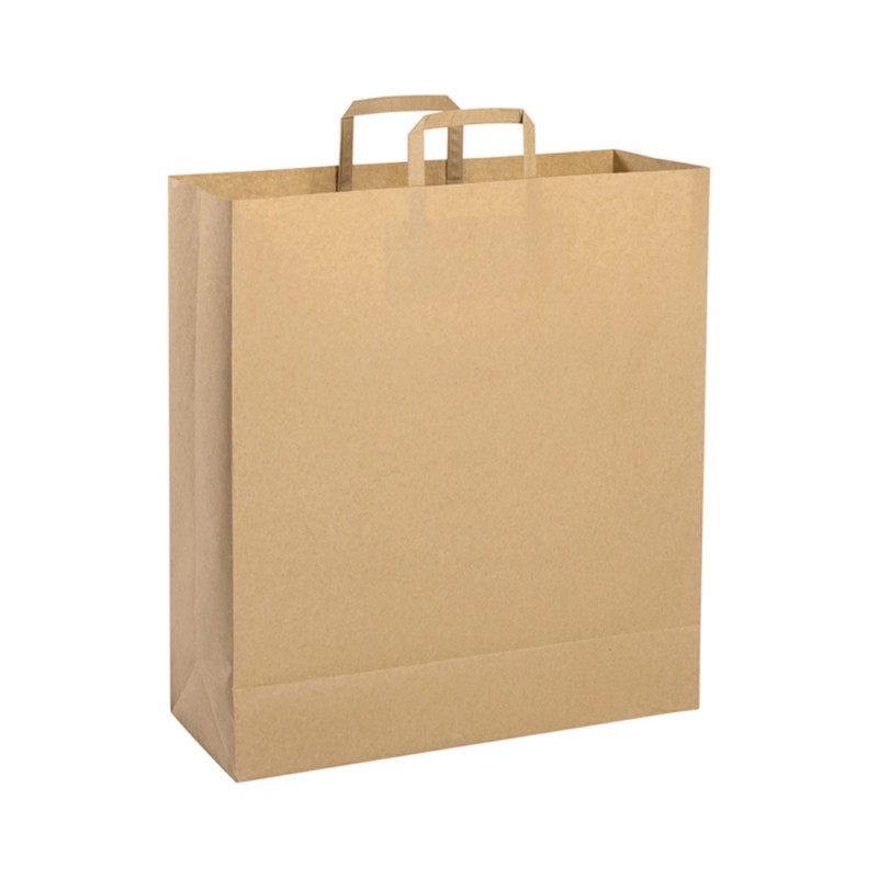 SHOPPER CARTA AVANA 45 x 48 + 15 MANIGLIA PIATTA Changshou