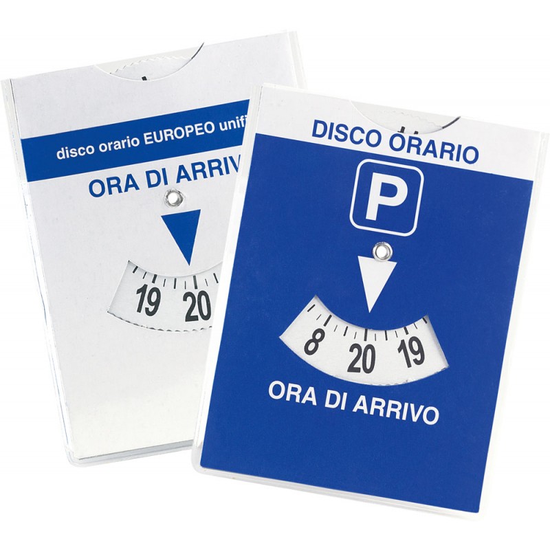 DISCO ORARIO MAXI CON CUSTODIA TRASPARENTE Christoffer