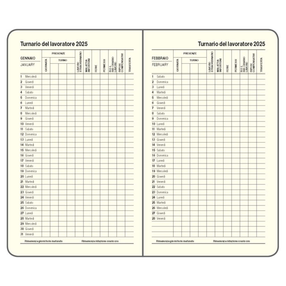 AGENDA GIORNALIERA Gadget.it