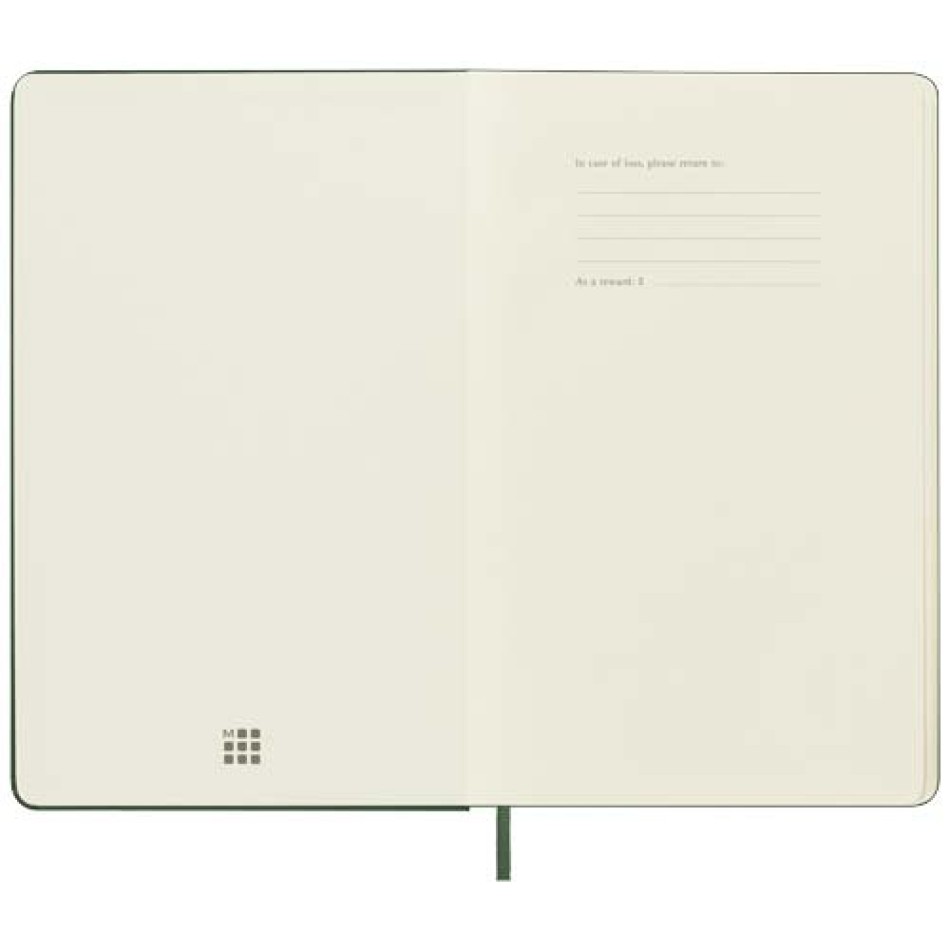 Agenda settimanale 12 mesi formato L con copertina rigida Moleskine Gadget.it